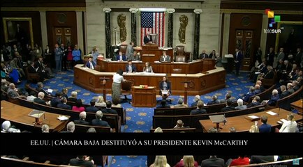 Agenda Abierta 04-10: Cámara de Representantes de EE.UU. depone a su líder