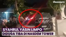 Mobil yang Diduga Membawa Syahrul Yasin Limpo Tiba di Nasdem Tower