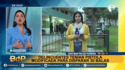 SMP: patrullero embiste motocicleta donde escapaban delincuentes extranjeros