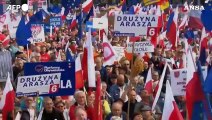 Un milione a Varsavia in piazza con l'opposizione