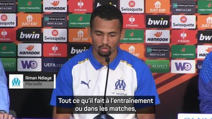 Marseille - Ndiaye : “Auba m’apporte beaucoup, c’est comme mon idole”