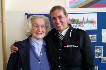 Edinburgh's first-ever female police driver, Mary d'Arcy Kincaid