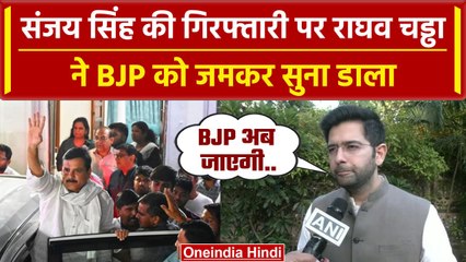 Sanjay Singh Arrested: गिरफ्तारी पर BJP को Raghav Chaddha ने जमकर सुनाया | वनइंडिया हिंदी