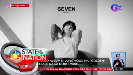Debut solo album ni Jung Kook na "Golden" ire-release na sa Nobyembre | SONA