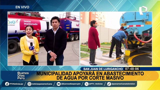 Corte de agua en SJL: anuncian que cisternas abastecerán a vecinos durante los 4 días