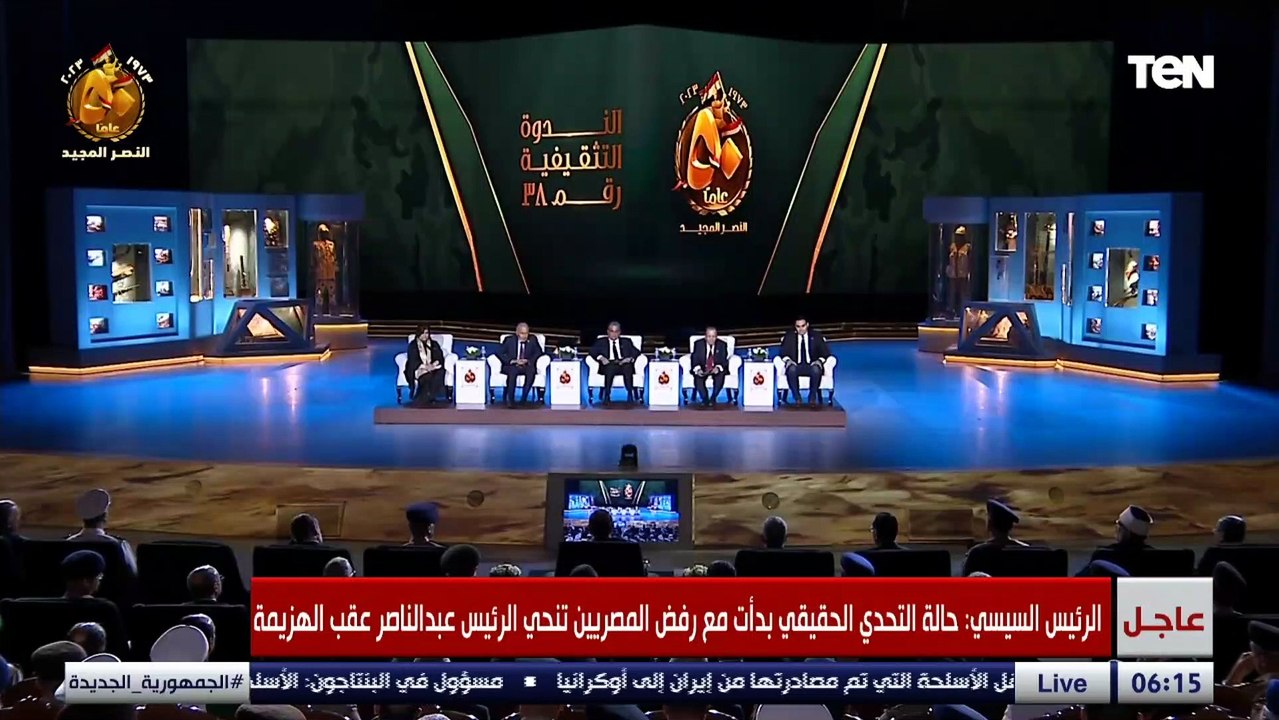 السيسي: وفاة الرئيس عبدالناصر كانت ضربة قاسية ومصر واجهت تحدي حقيقي عقب رحيله