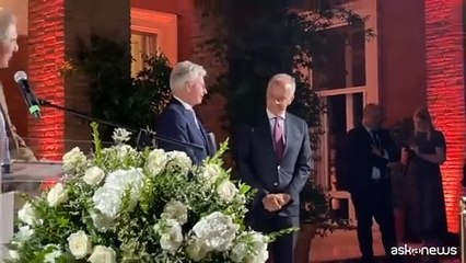 Piantedosi, Urso, Casini e Conte festeggiano l'amicizia italo-tedesca