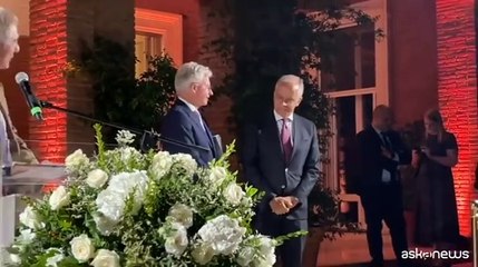 Piantedosi, Urso, Casini e Conte festeggiano l'amicizia italo-tedesca