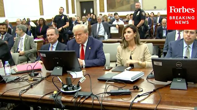 Cameras Capture Former President Trump In NYC Court For Third Day Of Civil Fraud Trial