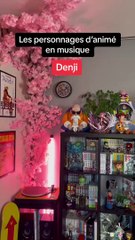 Les personnages d’anime en musique