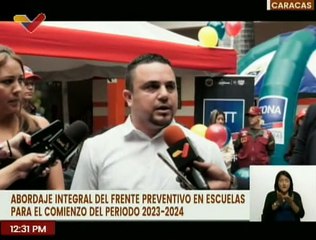 Caracas | Frente Preventivo realiza abordaje integral en la Escuela Experimental Venezuela