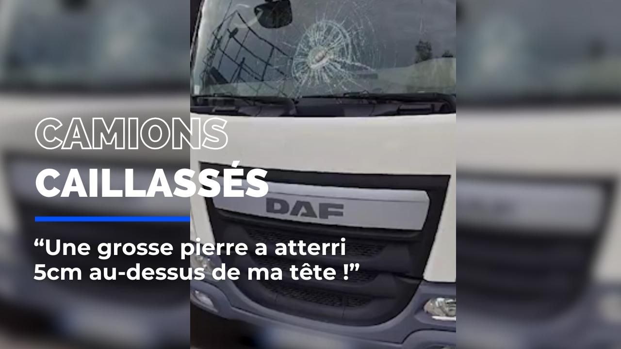 Une grosse pierre a atterri cinq centimètres au-dessus de ma tête !