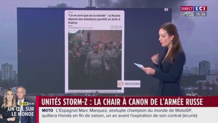 Unités Storm Z : la chair à canon de l'armée Russe - Laura Pouget sur LCI (04/10/2023)