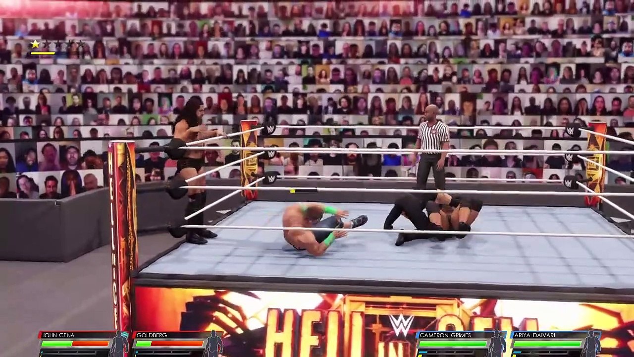 WWE Ariya Daivari & Cameron Grimes vs Goldberg & John Cena