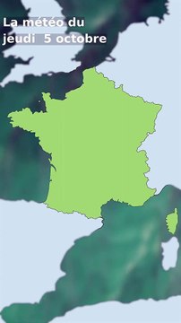 La météo du jeudi 5 octobre 2023 #météo #weather #daily #france #lille #calais #amiens #cherbourg #rouen #reims #metz #paris #Strasbourg #brest #rennes #lemans #auxerre #chaumont #belfort #nantes #tours #bourges #chalonsurSaone #larochelle #limoges #vi