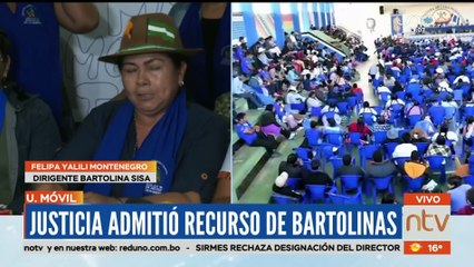 Bartolinas se pronuncian sobre el amparo presentado para suspender congreso del MAS