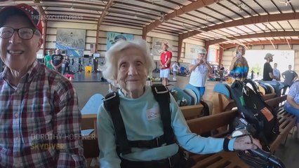104 year old skydiver