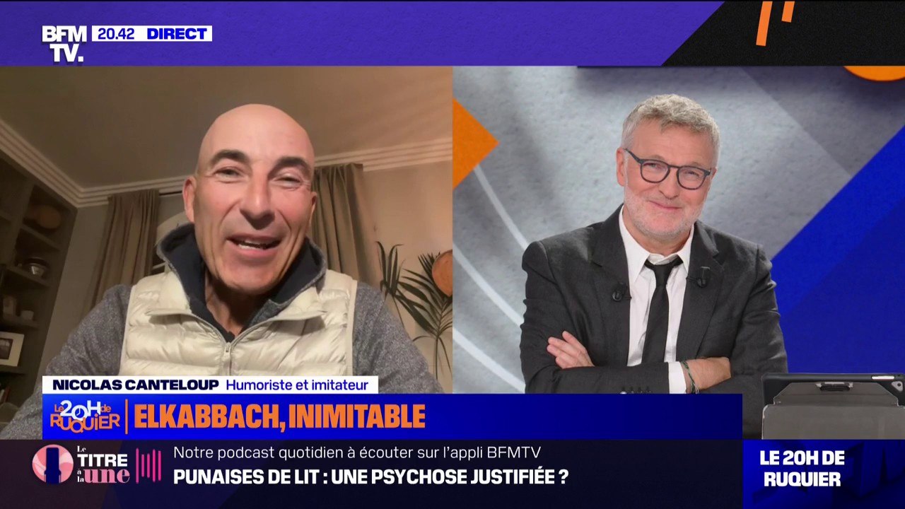 Décès de Jean-Pierre Elkabbach: "C'était un personnage exceptionnel à imiter", se souvient Nicolas Canteloup
