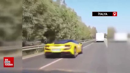 İtalya’da süper otomobil turu sırasında feci kaza