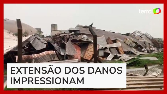 Tornado atinge Cascavel (PR) e deixa enorme rastro de destruição