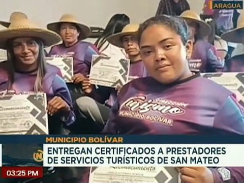 Aragua | Min. Alí Padrón entrega 80 reconocimientos a prestadores de servicios turísticos