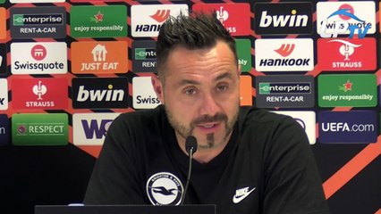 De Zerbi : "J'ai été en contact avec l'OM"