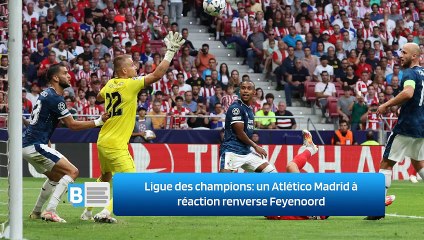 Ligue des champions: un Atlético Madrid à réaction renverse Feyenoord