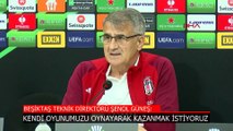 Beşiktaş Teknik Direktörü Şenol Güneş, Lugano maçı öncesi konuştu: İyi oyun ve kazanmaya ihtiyacımız var