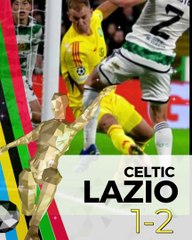 CELTIC-LAZIO 1-2 - I GOL DI VECINO E PEDRO DAL CELTIC PARK
