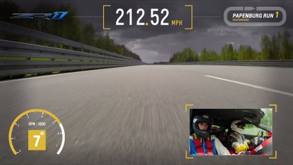 2019 Chevrolet Corvette ZR1 top speed test in Germany