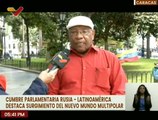 Caraqueños apoyan agenda económica de Venezuela en la Cumbre Parlamentaria Rusia-Latinoamérica