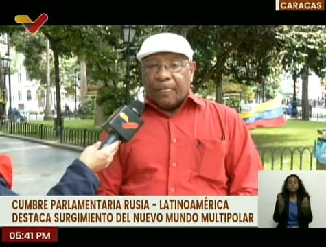 Caraqueños apoyan agenda económica de Venezuela en la Cumbre Parlamentaria Rusia-Latinoamérica