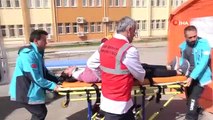 Sivas Cumhuriyet Üniversitesi Hastanesinde Afet Tatbikatı Gerçekleştirildi