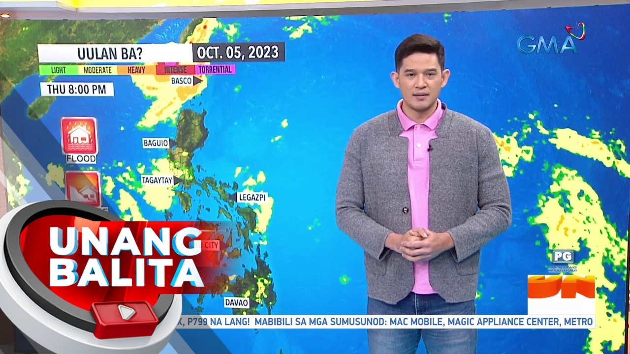 Typhoon #JennyPH, anumang sandali ngayon ay posibleng mag-landfall; tatama sa Southern Taiwan - Weather update today as of 6:15 a.m. (October 5, 2023) | UB