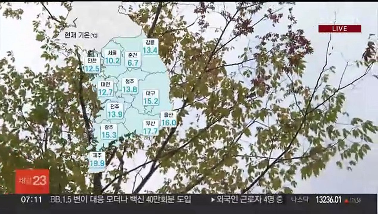 [날씨] 올가을 들어 가장 쌀쌀…내일도 아침 추위 계속