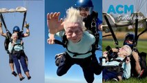 Super granny: 104-year old skydiver lands new record