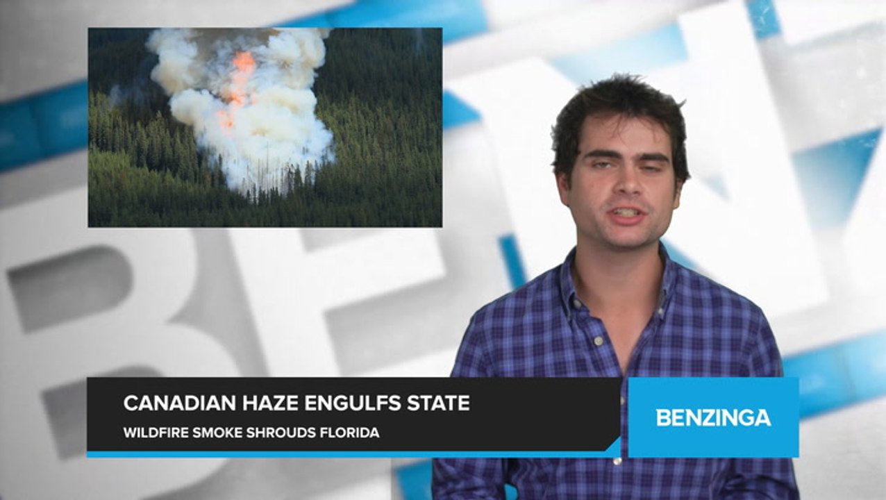 Canadian Wildfire Smoke Reaches Florida, Causing Unhealthy Air Quality