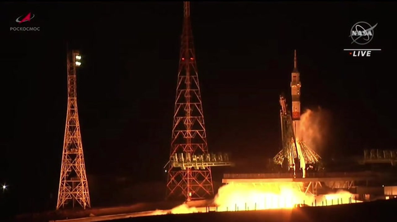 3 Astronauts Launched To Space Station Aboard Russian Soyuz Spacecraft