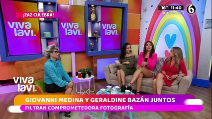 ¿Romance en puerta? ,  así captaron a Geraldine Bazán y a Giovanni Medina