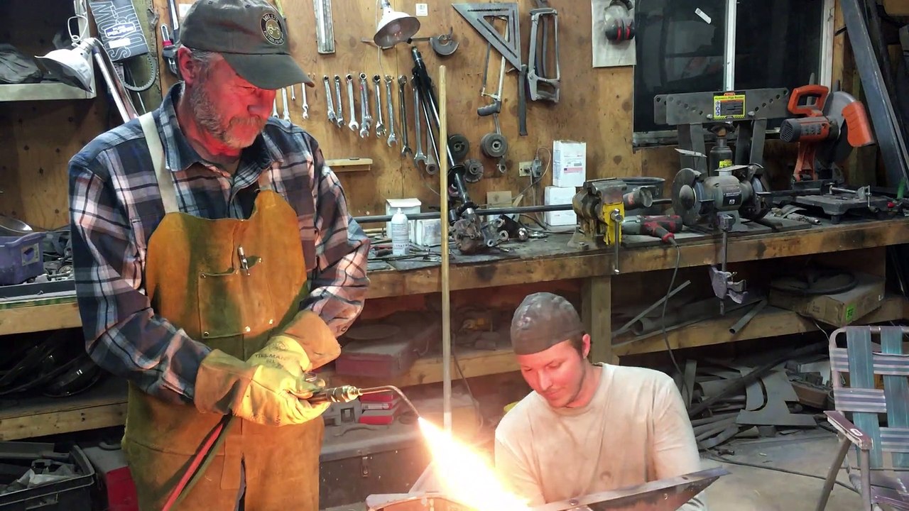 Hot Rivet installation CJ frame repair video Dailymotion