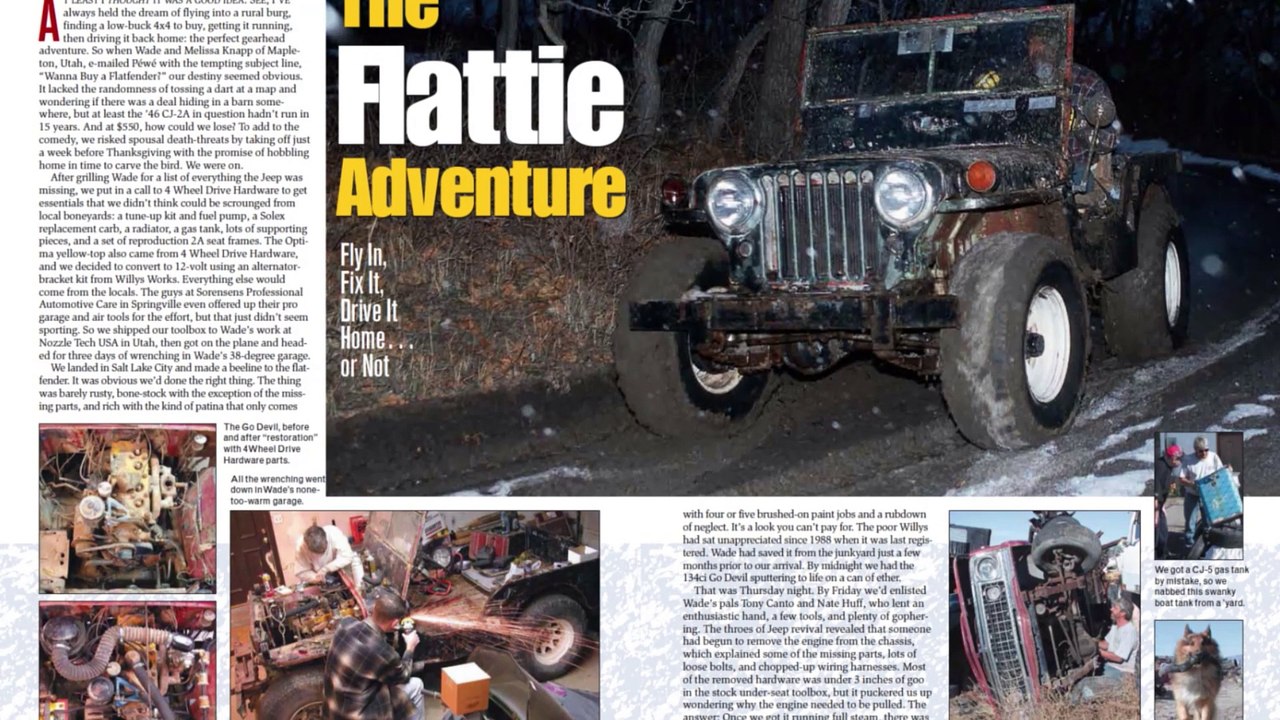 Willys Rescue, Road Trip, Thrash!