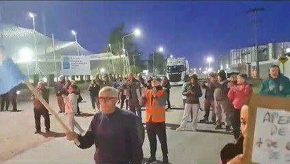 Protesta de vecinos del barrio San Miguel