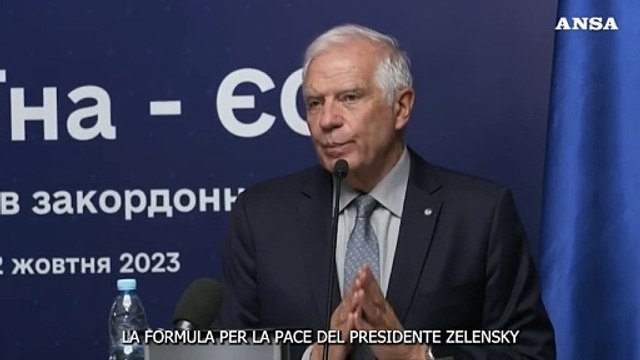 Ucraina, Borrell: L'unica pace possibile e' quella di Zelensky