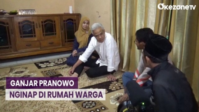 Bacapres Ganjar Pranowo Nginap di Rumah Warga di Cianjur