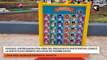 Posadas | Entregaron otra obra del presupuesto participativo Conocé la nueva plaza infantil inclusiva de Itaembé Guazú