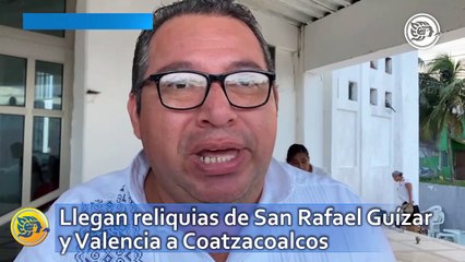 Llegan reliquias de San Rafael Guízar y Valencia a Coatzacoalcos