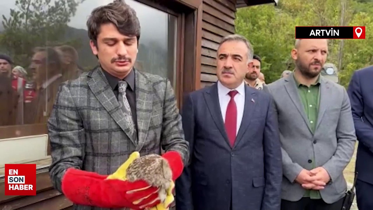 Artvin’de çakal ve baykuş doğaya bırakıldı