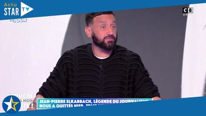 Mort de Jean Pierre Elkabbach  Cyril Hanouna lui rend un bel hommage en plein direct