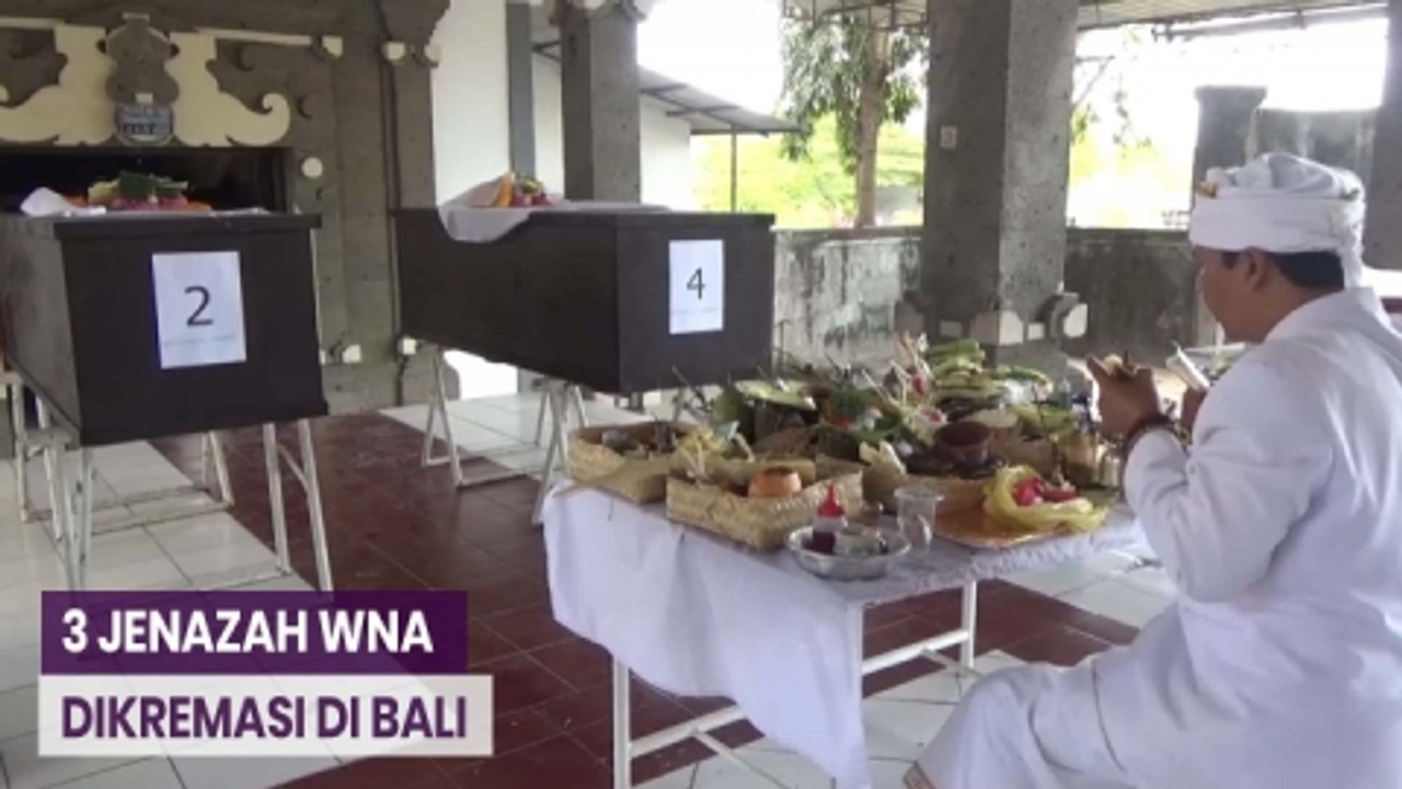 Terlantar, 3 Jenazah Warga Negara Asing Dikremasi di Bali