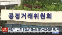 공정위, '치즈 통행세' 미스터피자에 과징금 5억원